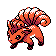 Vulpix's Pokémon Crystal Version sprite