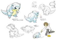 Concept artwork of Alolan Sandshrew.