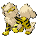 Arcanine's Pokémon HeartGold Version and Pokémon SoulSilver Version Shiny sprite