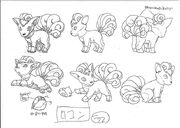 Vulpix concept art