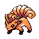 Vulpix's Pokémon Silver Version sprite