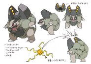 Alolan Golem concept art