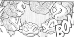 Geodude were used to assist Brock in finding Red. They also fought the armies of the Elite Four in Pewter City. Brock also had them attempt to stop the train he and other Gym Leaders were in fighting Team Rocket grunts.