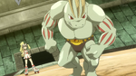 Machoke is used as Korrina's second Pokémon in the Gym Battle against Ash. However, it lost when Fletchinder made a direct hit with Flame Charge.