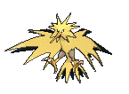 Zapdos's X and Y/Omega Ruby and Alpha Sapphire sprite