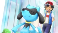 Riolu and Ash.