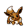 Eevee's Pokémon Crystal Version sprite
