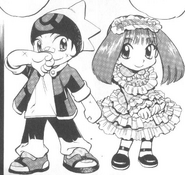 A young Ruby and Sapphire