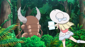 Lillie encounters a Pinsir