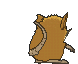 Raticate's back sprite ♂