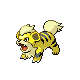 Growlithe's Diamond and Pearl shiny sprite