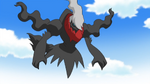 Darkrai is the main Pokémon of Tobias' team. It is unknown how Tobias managed to catch the legendary Pokémon but Darkrai was a devastating fighter whose only known loss was to Ash's Sceptile.