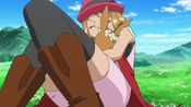 Serena saves Eevee