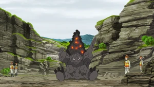 Coalossal in the anime.
