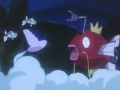 The Magikarp submarine deals with Mantine