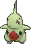 Larvitar's X and Y/Omega Ruby and Alpha Sapphire sprite