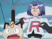 James and Meowth see Jessie is correct