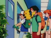 Ash fails to open the door