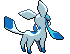 Glaceon's Shiny back sprite