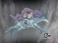 Suicune saves Ash and Paige