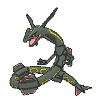 Rayquaza's X and Y/Omega Ruby and Alpha Sapphire shiny sprite