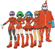 Team Flare Scientists XY anime