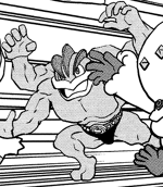 Bea used Machamp to battle Oleana at Rose Tower. Due to the Power Spots opening around Galar, Machamp was Gigantamaxed.