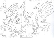 Skarmory concept art