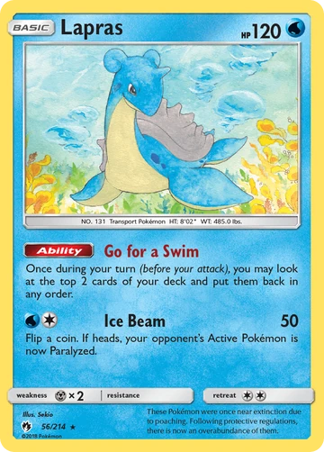 Lapras Lost Thunder Pokemon Wiki Fandom