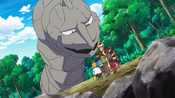 They are confronted by an Onix