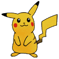 Pikachu's artwork from Super Smash Bros.