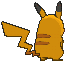 Pikachu Back Shiny XY
