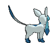 Glaceon's Shiny back sprite