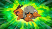 Dwebble tackles Tepig