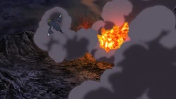 Dig being used by Cynthia's Garchomp.