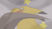 Play Rough being performed by Jessie's Mimikyu.