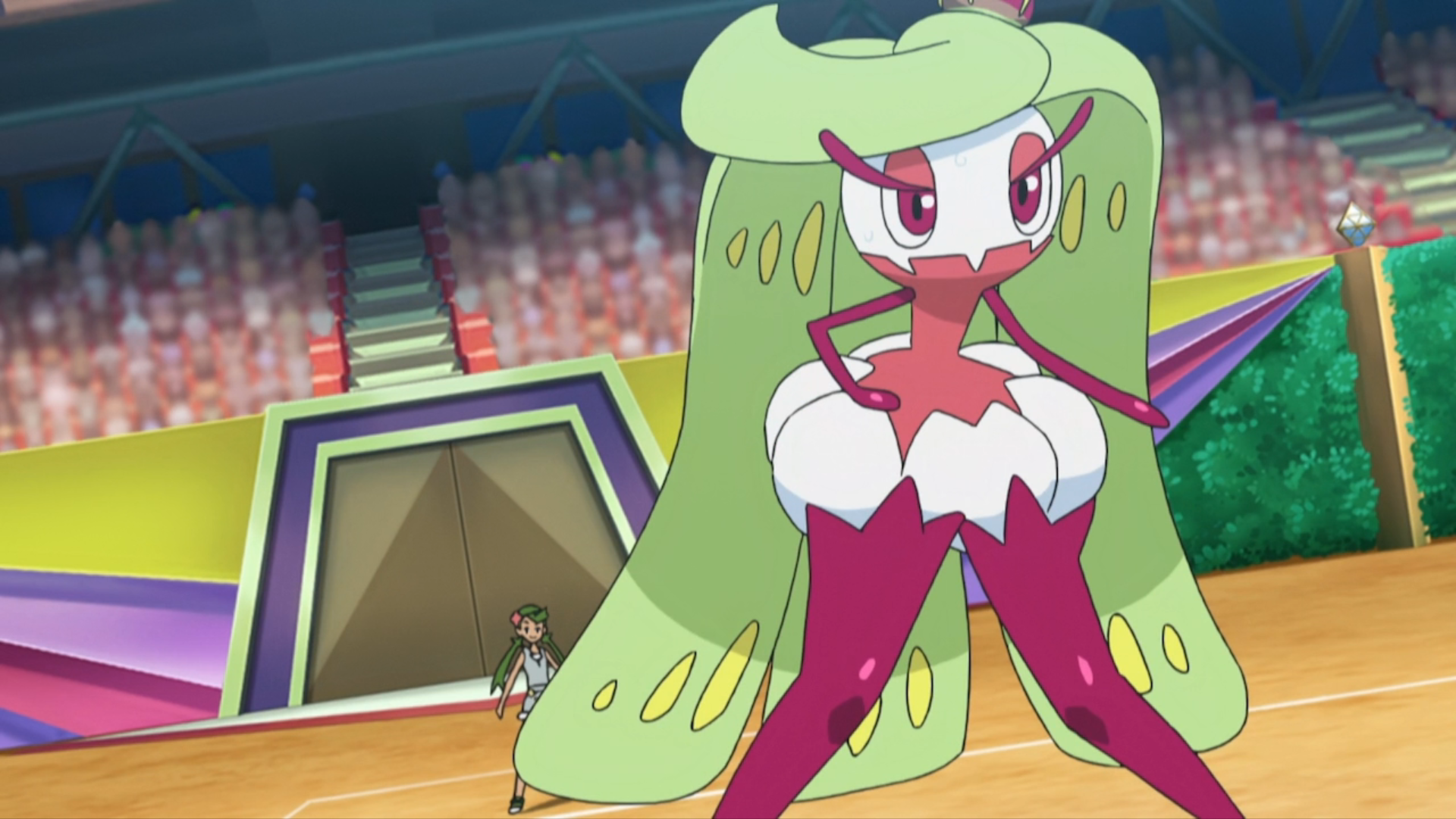 Mallow S Tsareena Anime Pokemon Wiki Fandom