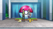 Ash and Goh discover who Grookey's Trainer is