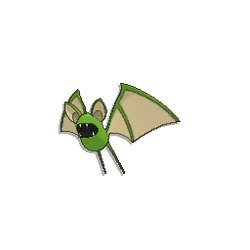 Shiny Zubat! Pokémon Fire Red