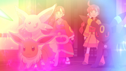 Reflect being used by Chloe's Eevee via Copycat.