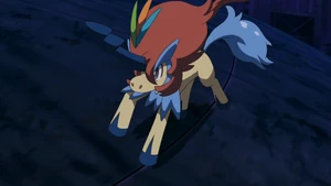 Kelde's Resolute Form in the anime.