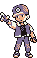 Red's second title screen sprite from Generation I (JP Red and Green)