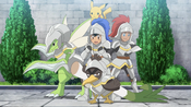 Goh and Ash in Knight Armor