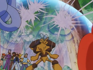 Reflect being used by Eusine's Alakazam.