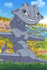 Steelix is Morrison's most powerful Pokémon. Steelix battled against Pikachu and Torkoal, defeating them in a row. It proved quite offensive and defensive, but was defeated by Ash's Grovyle.