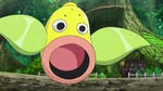 Weepinbell is the third and last Pokémon Ramos appear to have. It was used as Ramos' second Pokémon during Ash's gym battle. Weepinbell appears to be very strong as it easily defeated Ash's Fletchinder and Ash's Hawlucha with the help of its Poison Powder. But it lost when Froagdier made a direct hit with Aerial Ace.