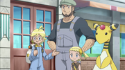 Clemont with Meyer and Bonnie