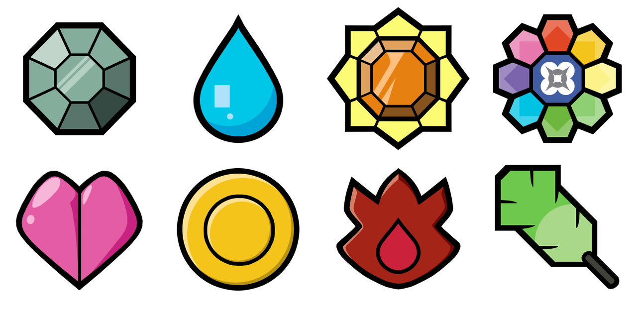 pokemon kanto gym badges