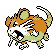 Raticate's Pokémon Silver Version Shiny sprite