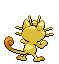 Meowth's back sprite